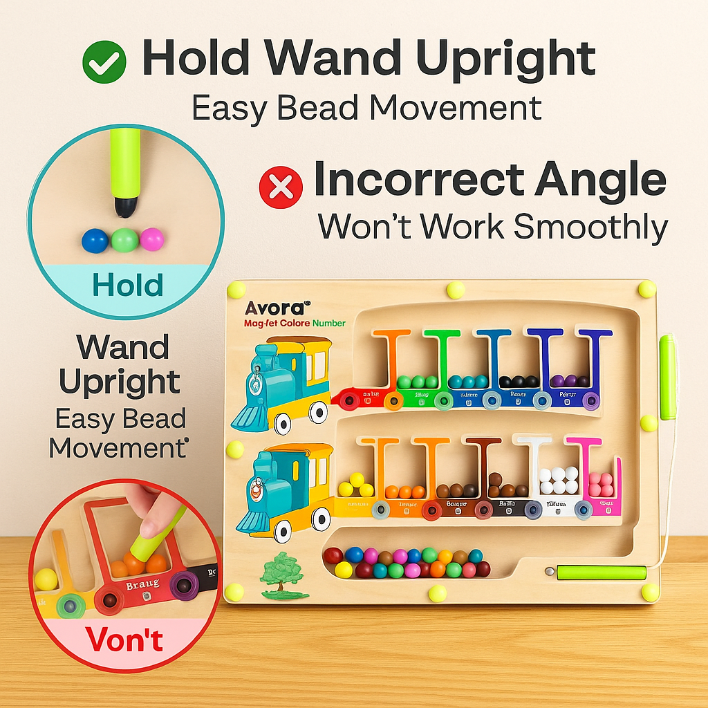 Avora™ Magnetic Color & Number Maze