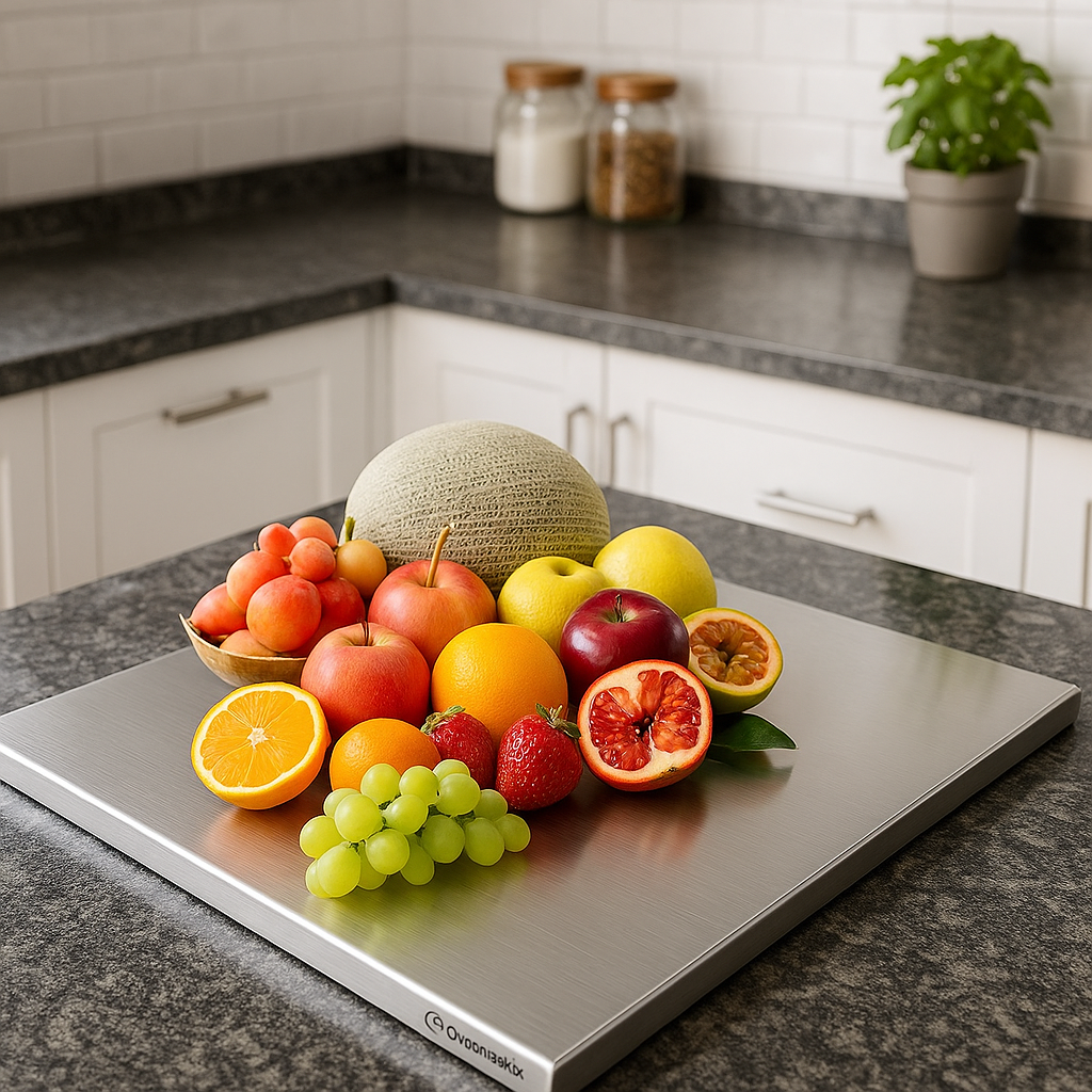 Avora™ Stainless Steel Chopping Board (35x31cm)