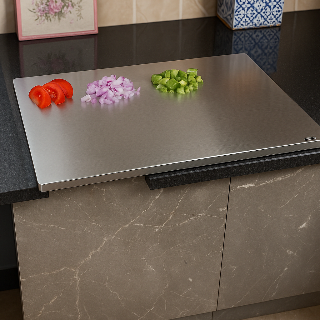 Avora™ Stainless Steel Chopping Board (35x31cm)
