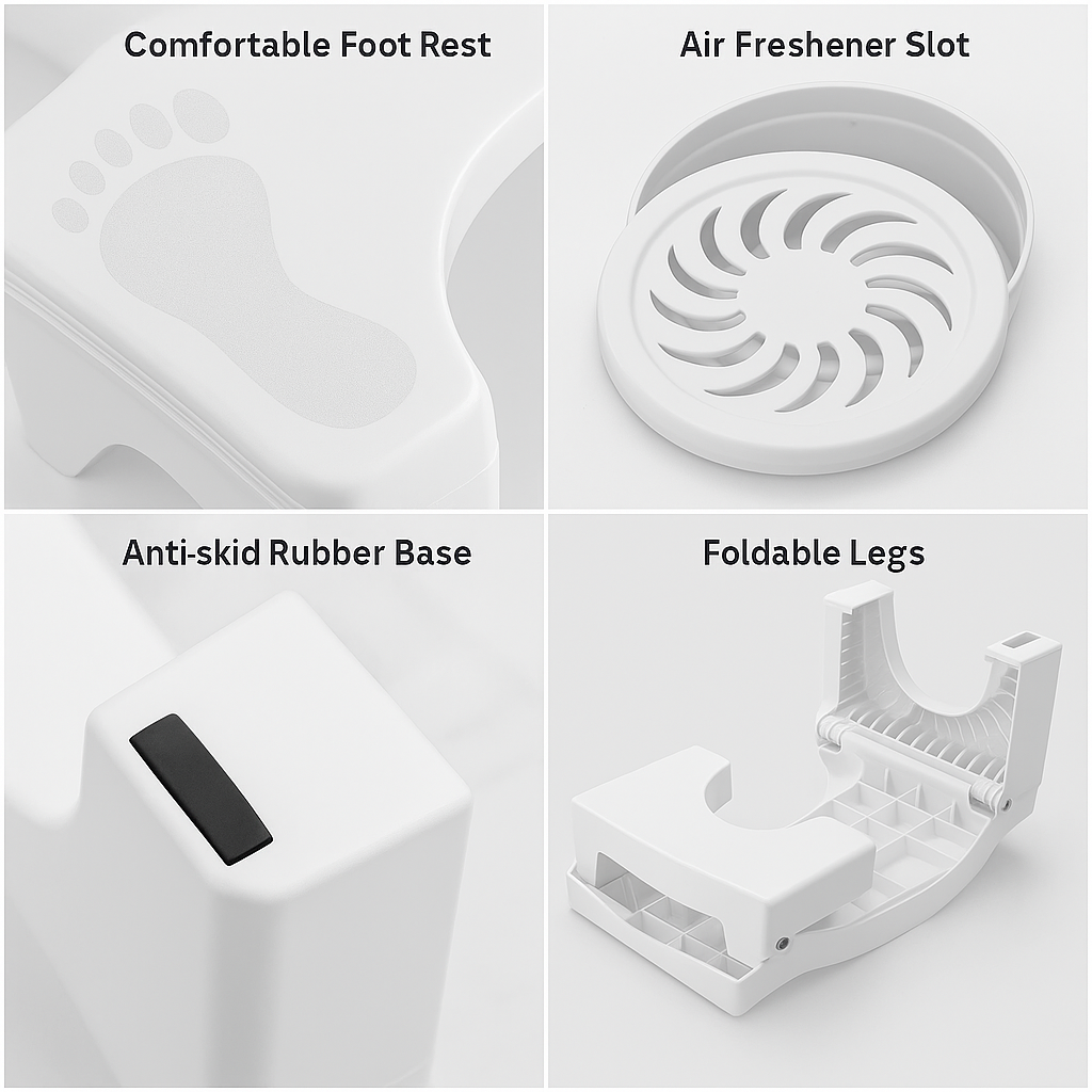 Avora™ Foldable Squatty Potty with Air Freshener