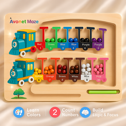 Avora™ Magnetic Color & Number Maze