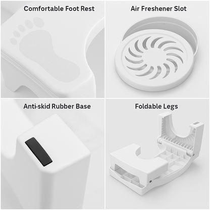Avora™ Foldable Squatty Potty with Air Freshener